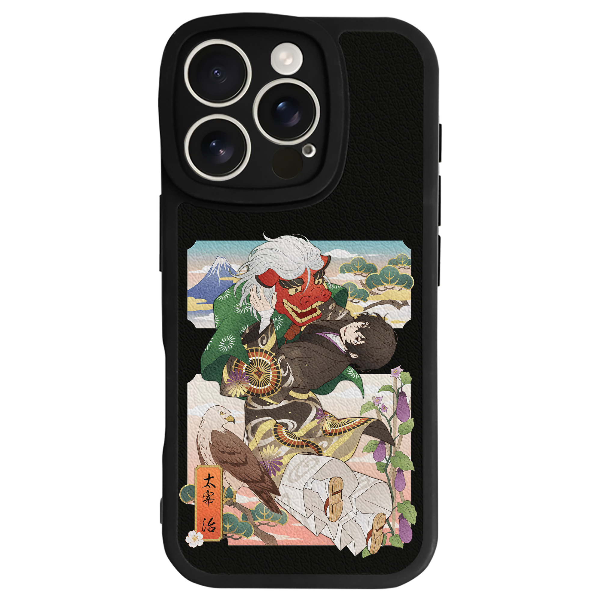 （画像用） 文豪ストレイドッグス Bungo Stray Dogs 【iPhone 16シリーズ対応】シリコンスマホケース（レザー調） 材質：シリコン